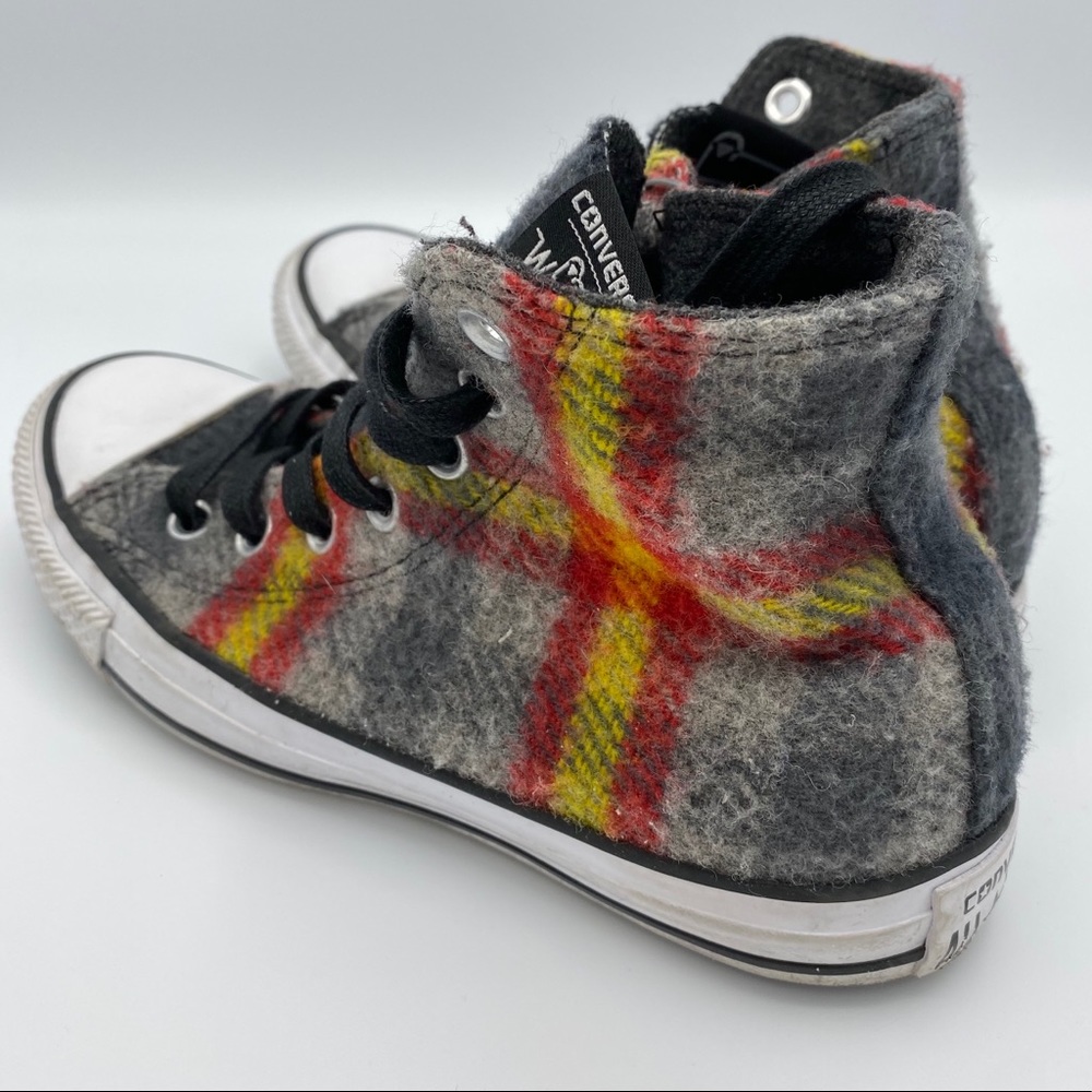 Converse Woolrich All Star Plaid Flannel Chuck Taylor's Shoes Mens 4 Womens 6